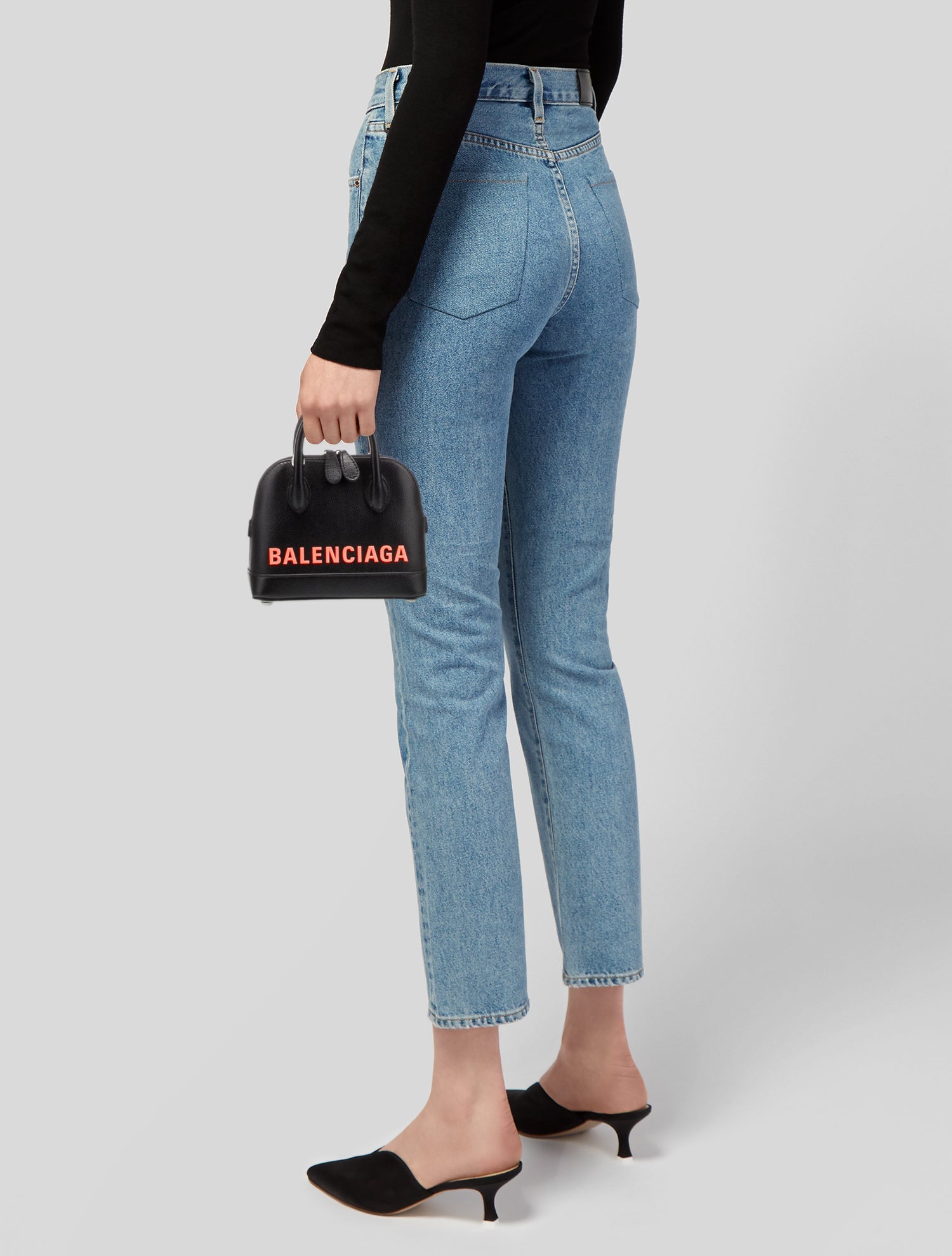 Balenciaga Leather Top Handle Bag